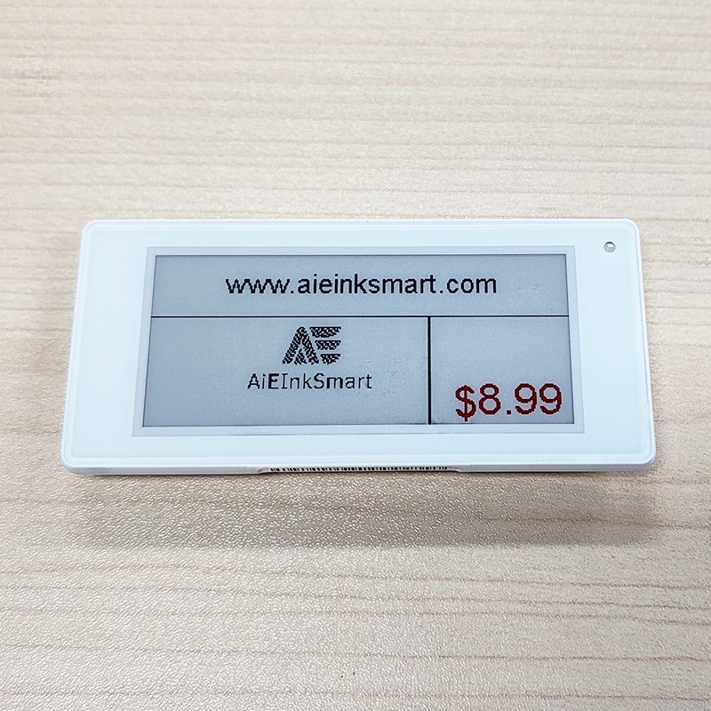 2,90-дюймовая 2,4 ГГц Bluetooth электронная этикетка для полки